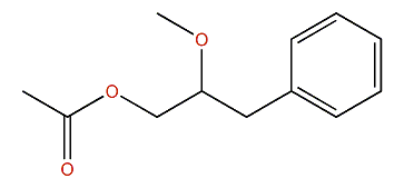 2-Methoxy-3-phenylpropyl acetate
